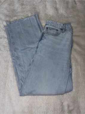 American Eagle Outfitters Light Blue Straight Leg Jeans